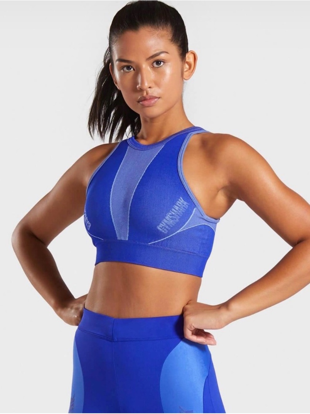 Gymshark padded Seamless High-Neck Sports Bra